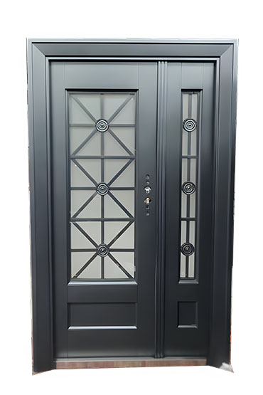 French doors with side panel in Kenya